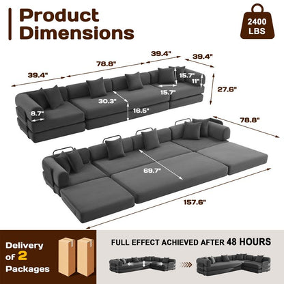 The Nest — Convertible Modular Sleeper Sofa