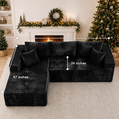 The Retreat — Modular L-Shaped Reclining Sectional