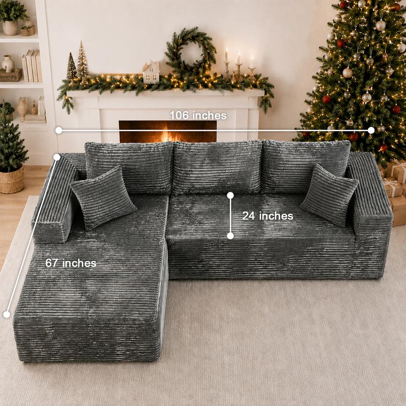 The Retreat — Modular L-Shaped Reclining Sectional