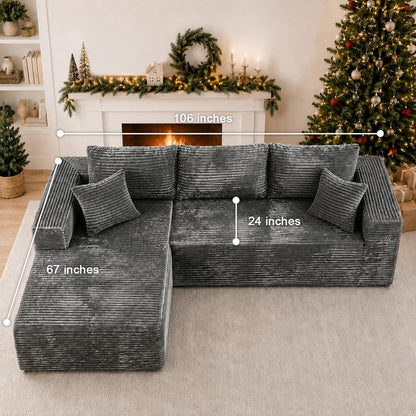The Retreat — Modular L-Shaped Reclining Sectional