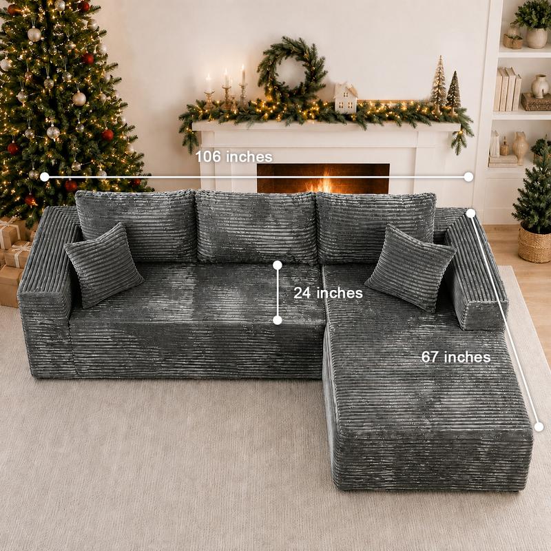 The Retreat — Modular L-Shaped Reclining Sectional