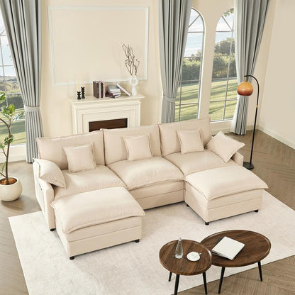 The Cloud — 108" U-Shaped Modular Sofa