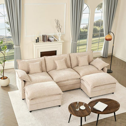 The Cloud — 108" U-Shaped Modular Sofa