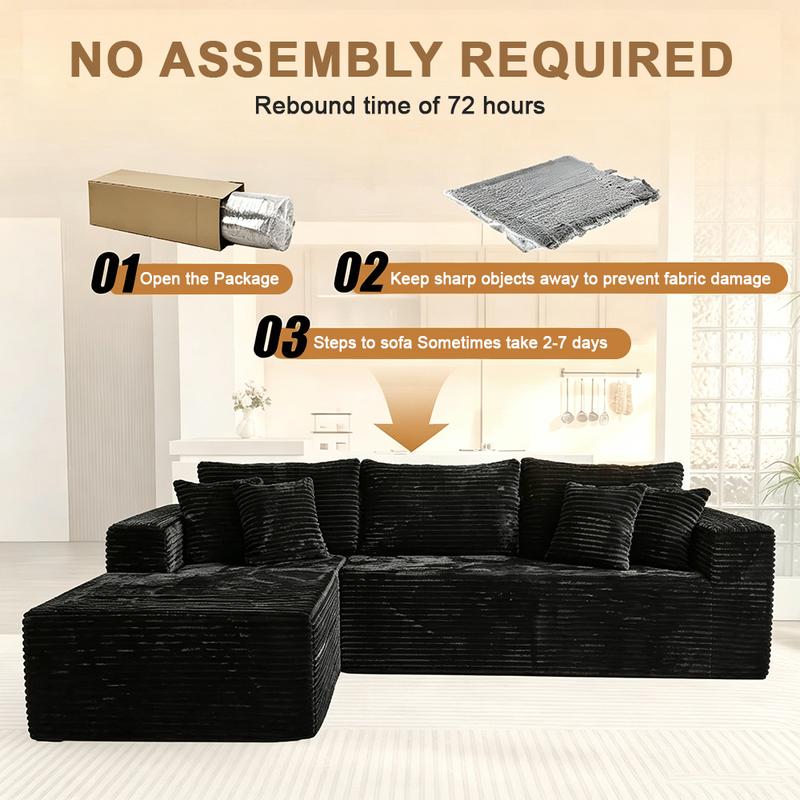 The Retreat — Modular L-Shaped Reclining Sectional