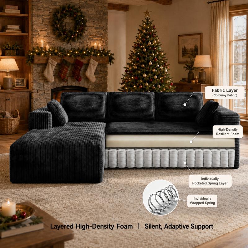 The Retreat — Modular L-Shaped Reclining Sectional